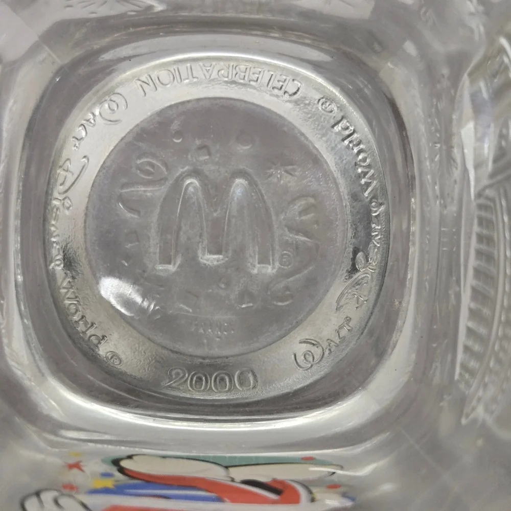 Walt Disney World 2000 Millennium Celebration McDonald's Glass Sorcerer Mickey